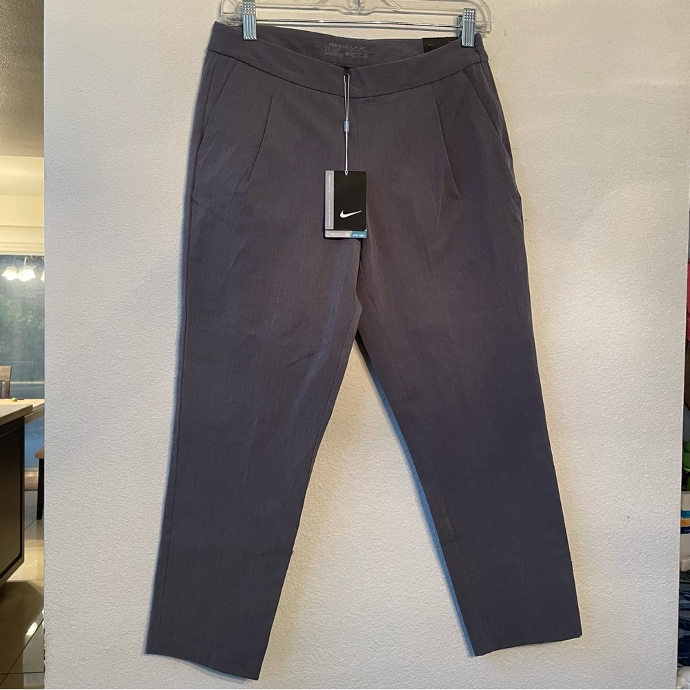 NWT! Nike golf slim fit trousers pants in gray size 4